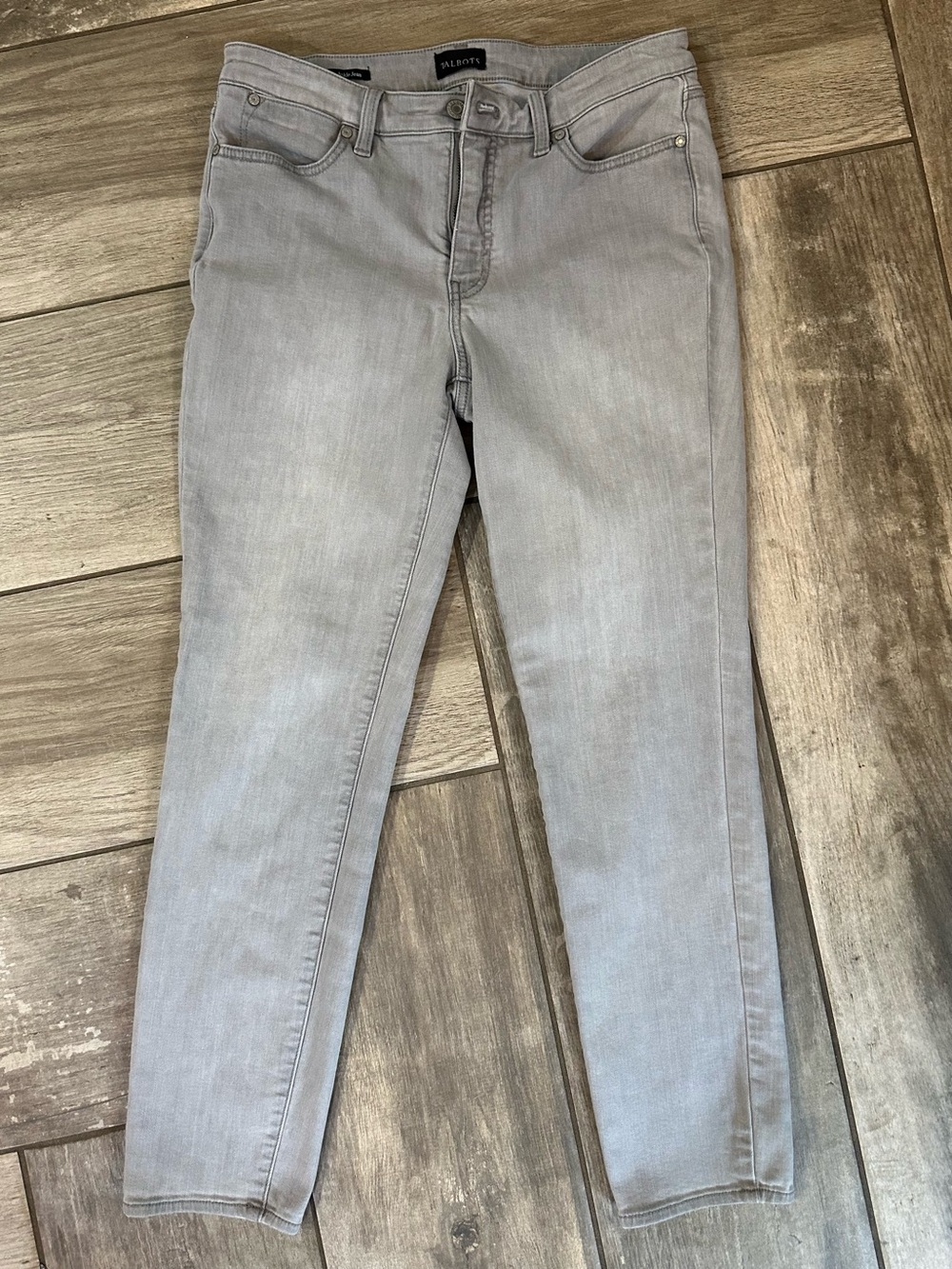 Talbots Light Gray Women's Slim Ankle Jeans
